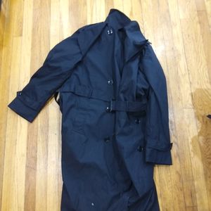 Older style army trench coat